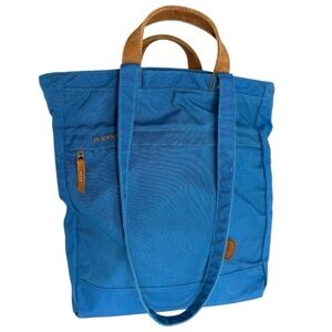 Fjallraven Totepack / Backpack Bright Blue with Leather Details